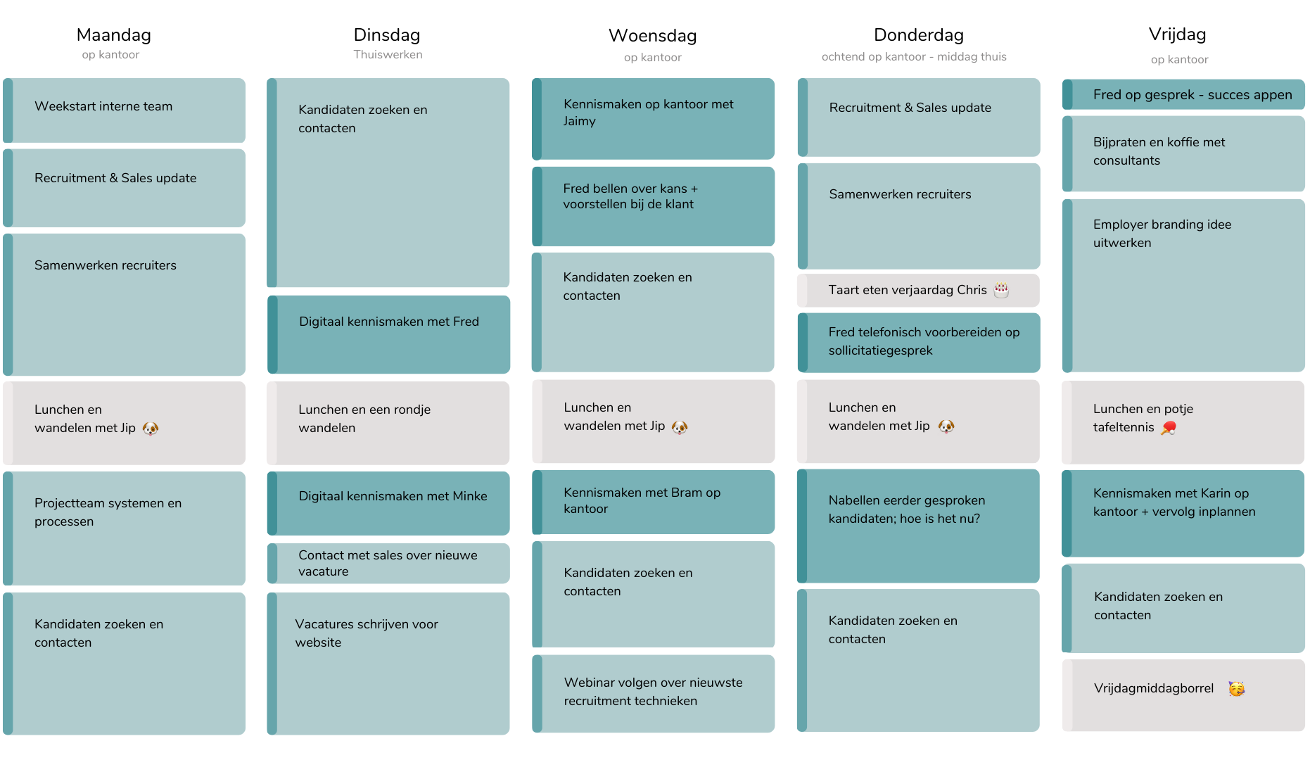 Agenda recruiter IV experts