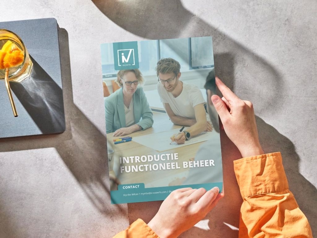 Voorbeeldbrochure van de introductie functioneel beheer