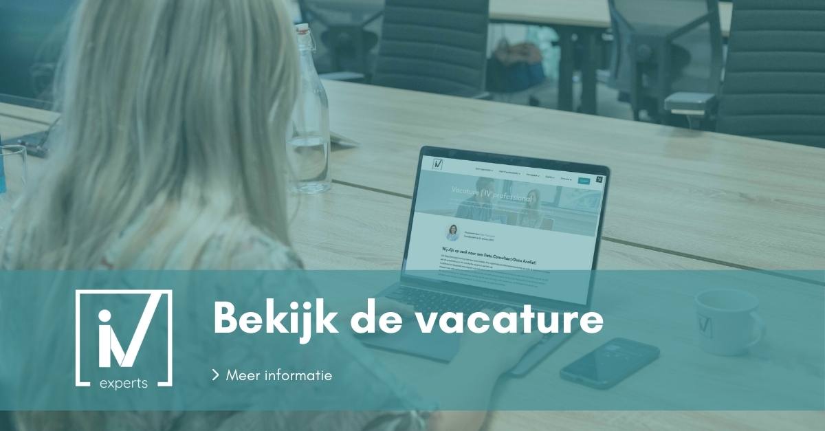 Vacature business adviseur / sales IV experts