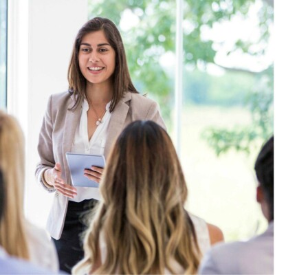 Positionering presenteren